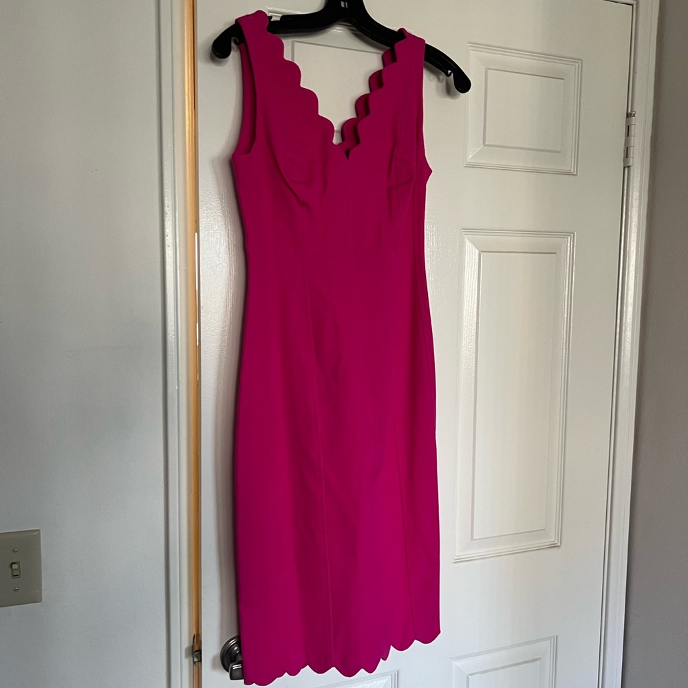 Banana Republic Sloan scalloped dress